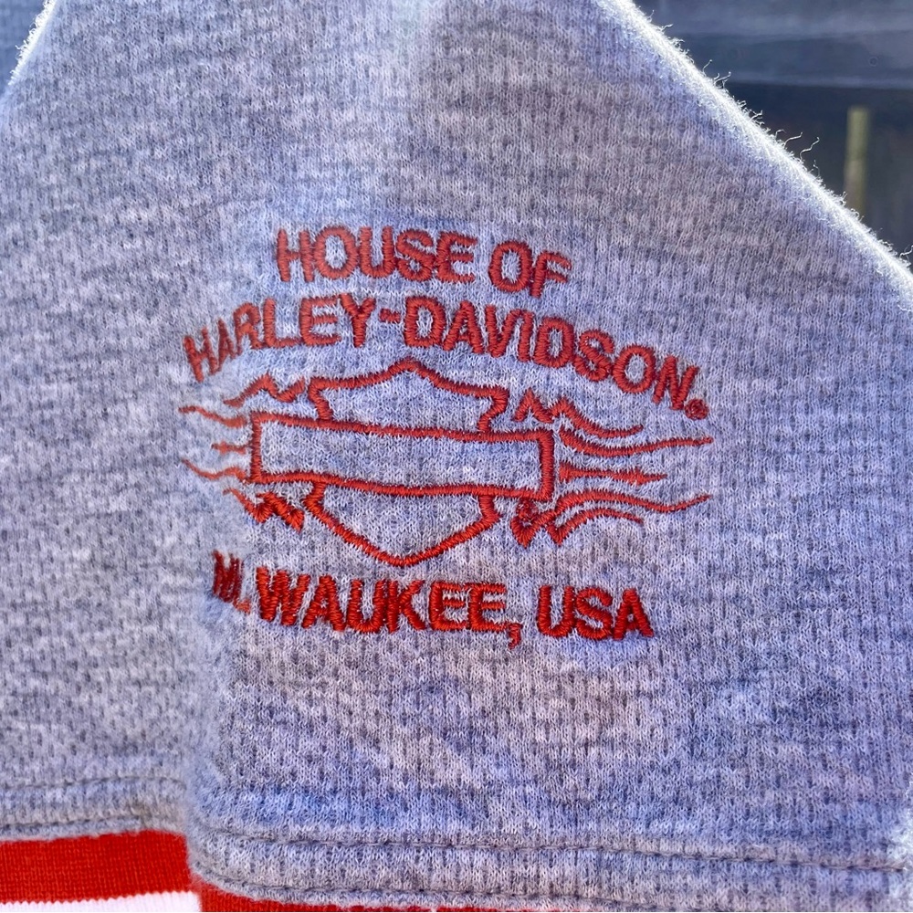 Harley-Davidson House of Harley Milwaukee USA Mens 2XL Polo 3 Button Shirt NWOT